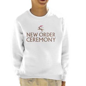 New Order Ceremony Record Art Kid's Sweatshirt