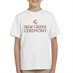 New Order Ceremony Record Art Kid's T-Shirt
