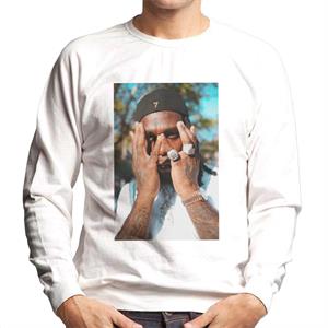 Burna Boy 7 Hat Close Up Men's Sweatshirt