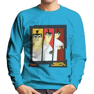 Samurai Jack Drawing Katana Montage Men's Sweatshirt