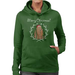 We Bare Bears Christmas Gingerbread Man Merry Xmas Women's Hooded Sweatshirt