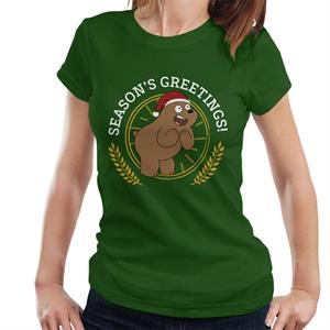 We Bare Bears Christmas Season's Greetings Women's T-Shirt