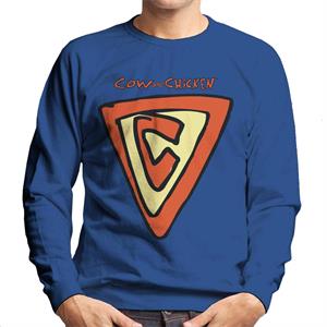 Cow and Chicken Supercow Men's Sweatshirt