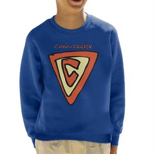 Cow and Chicken Supercow Kid's Sweatshirt