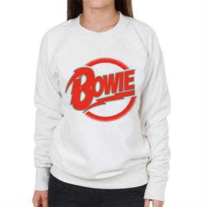 David Bowie Neon Logo Women's Sweatshirt