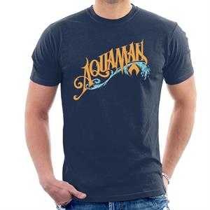Aquaman Wave Logo Men's T-Shirt