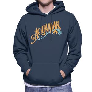 Aquaman Wave Logo Men's Hooded Sweatshirt