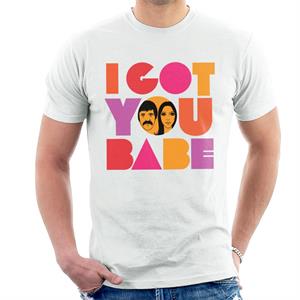 Sonny & Cher Headshot I Got You Babe Men's T-Shirt