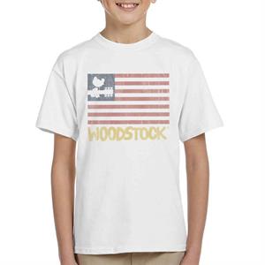 Woodstock Festival Flag Kid's T-Shirt