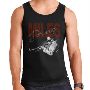 Miles Davis Playing Trumpet Men's Vest