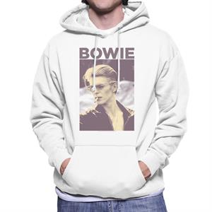 David Bowie Smoking Portrait Men's Hooded Sweatshirt