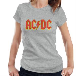 AC/DC Yellow Glow Logo Women's T-Shirt