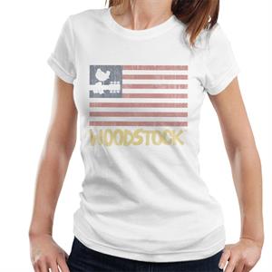 Woodstock Festival Flag Women's T-Shirt