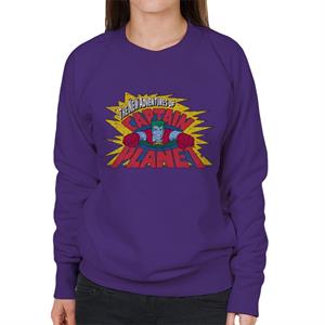 Captain Planet The New Adventures Logo Women's Sweatshirt