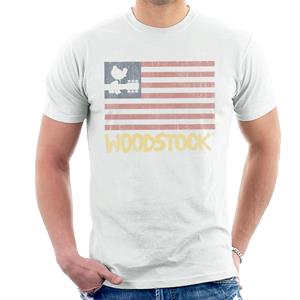 Woodstock Festival Flag Men's T-Shirt