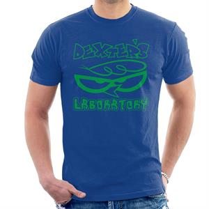 Dexter's Laboratory Logo Silhouette Men's T-Shirt