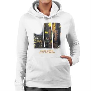 David Bowie K West Ziggy Stardust Women's Hooded Sweatshirt