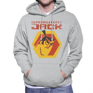 Samurai Jack Red Logo Men's Hooded Sweatshirt