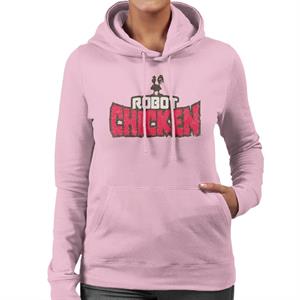 Robot Chicken Classic Logo Women's Hooded Sweatshirt