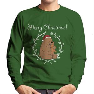 We Bare Bears Christmas Gingerbread Man Merry Xmas Men's Sweatshirt