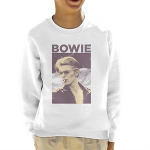 David Bowie Smoking Portrait Kid's Sweatshirt