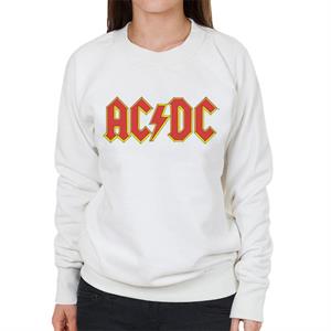 AC/DC Yellow Glow Logo Women's Sweatshirt