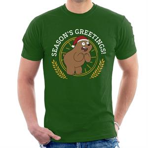 We Bare Bears Christmas Season's Greetings Men's T-Shirt