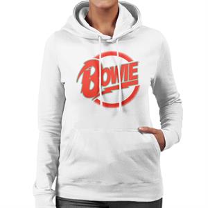 David Bowie Neon Logo Women's Hooded Sweatshirt