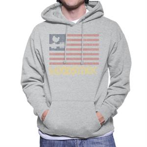 Woodstock Festival Flag Men's Hooded Sweatshirt