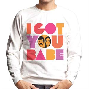 Sonny & Cher Headshot I Got You Babe Men's Sweatshirt