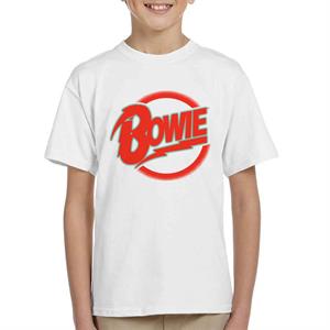 David Bowie Neon Logo Kid's T-Shirt