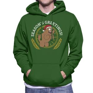 We Bare Bears Christmas Season's Greetings Men's Hooded Sweatshirt