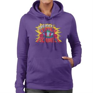 Captain Planet The New Adventures Logo Women's Hooded Sweatshirt