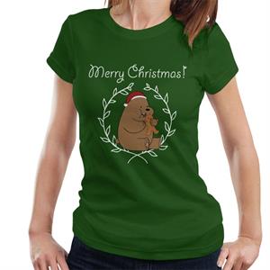 We Bare Bears Christmas Gingerbread Man Merry Xmas Women's T-Shirt