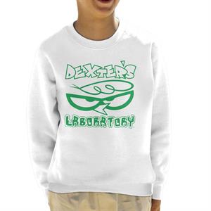 Dexter's Laboratory Logo Silhouette Kid's Sweatshirt