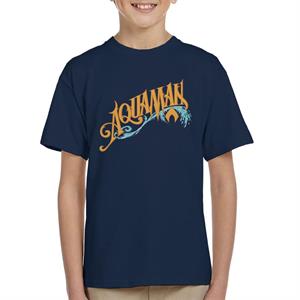 Aquaman Wave Logo Kid's T-Shirt