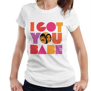 Sonny & Cher Headshot I Got You Babe Women's T-Shirt