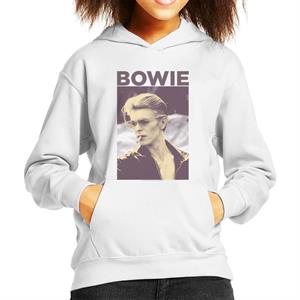 David Bowie Smoking Portrait Kid's Hooded Sweatshirt