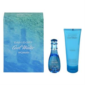 Davidoff Cool Water Woman Gift Set 30ml EDT + 75ml Body Lotion