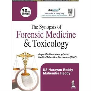 The Synopsis of Forensic Medicine  Toxicology by KS Narayan Reddy