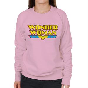 Wonder Woman Yellow Logo Women's Sweatshirt