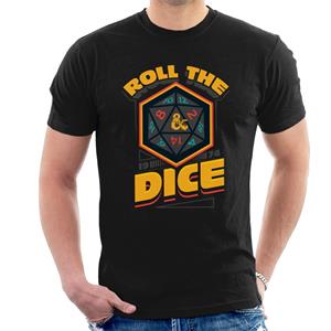 Dungeons & Dragons 1974 Roll The Dice Men's T-Shirt