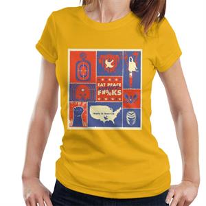 Peacemaker Emblem Montage Made In America Women's T-Shirt
