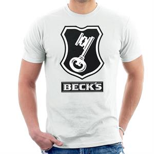 Beck's Logo Filled Black Key Men's T-Shirt