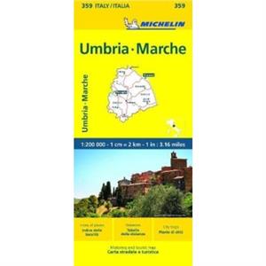 Marche  Umbria  Michelin Local Map 359 by Michelin