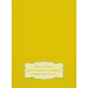 Large 8.5 x 11 Dotted Bullet Journal Banana 5 Hardcover  245 Numbered Pages by Blank Classic