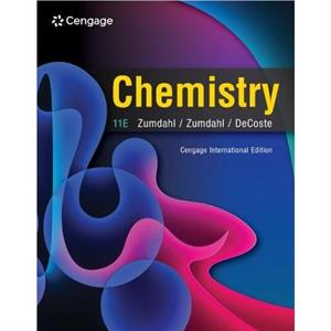 Chemistry Cengage International Edition by Donald J. DeCoste