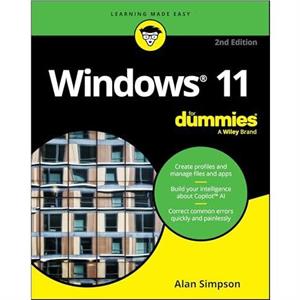 Windows 11 For Dummies 2nd Edition by Alan Simpson