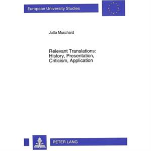 Relevant Translations by Jutta Muschard