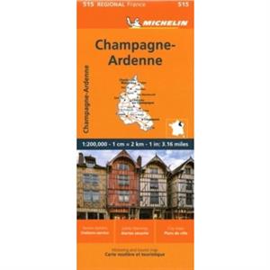 ChampagneArdenne  Michelin Regional Map 515 by Michelin